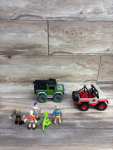 Fisher Price Imaginext Jurassic World Vehicles & Figures 7pc Set