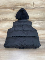 Old Navy Water Resistant Hooded Puffer Vest Black sz 2T