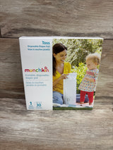NEW Munchkin Toss Portable Disposable Diaper Pail (holds up to 30 diapers)
