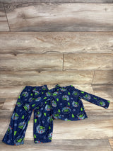 Star Wars 2pc Coat Style Christmas Pajama Set Navy sz 4T