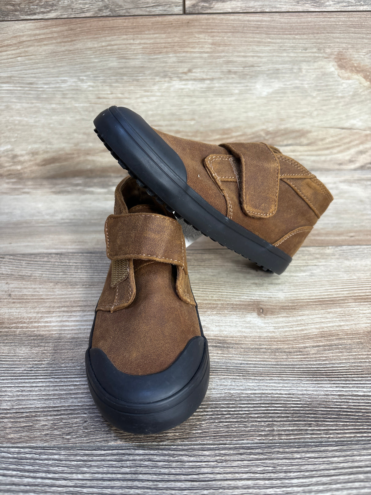 NEW Old Navy Faux-Suede Mid-Top Chukka Sneakers, Brown sz 10c