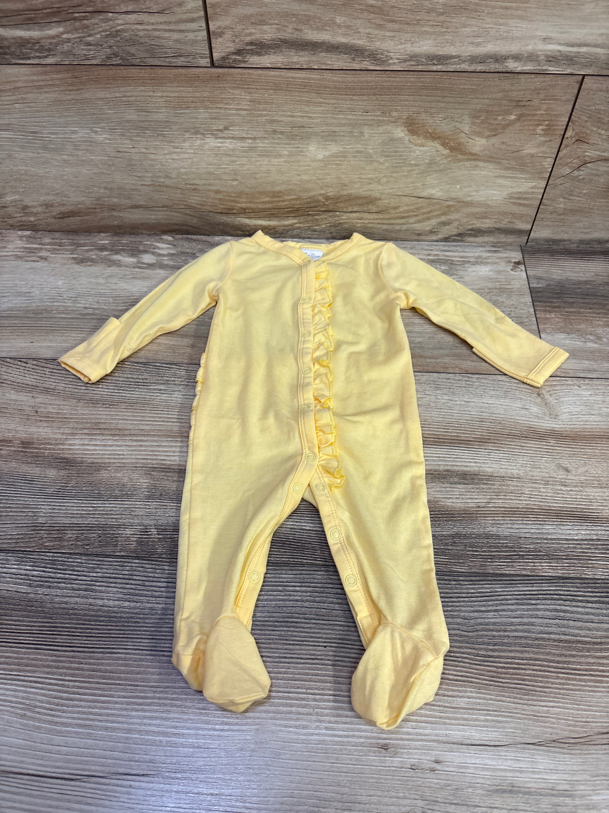 Starting Out Ruffle Snap Sleeper Yellow sz Newborn