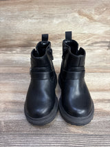 Cat & Jack Evie Lug Sole Ankle Boots Black sz 7c