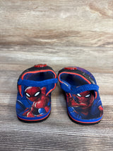 Marvel Spider-Man Light Up Flip Flop Sandals Blue sz 5-6c