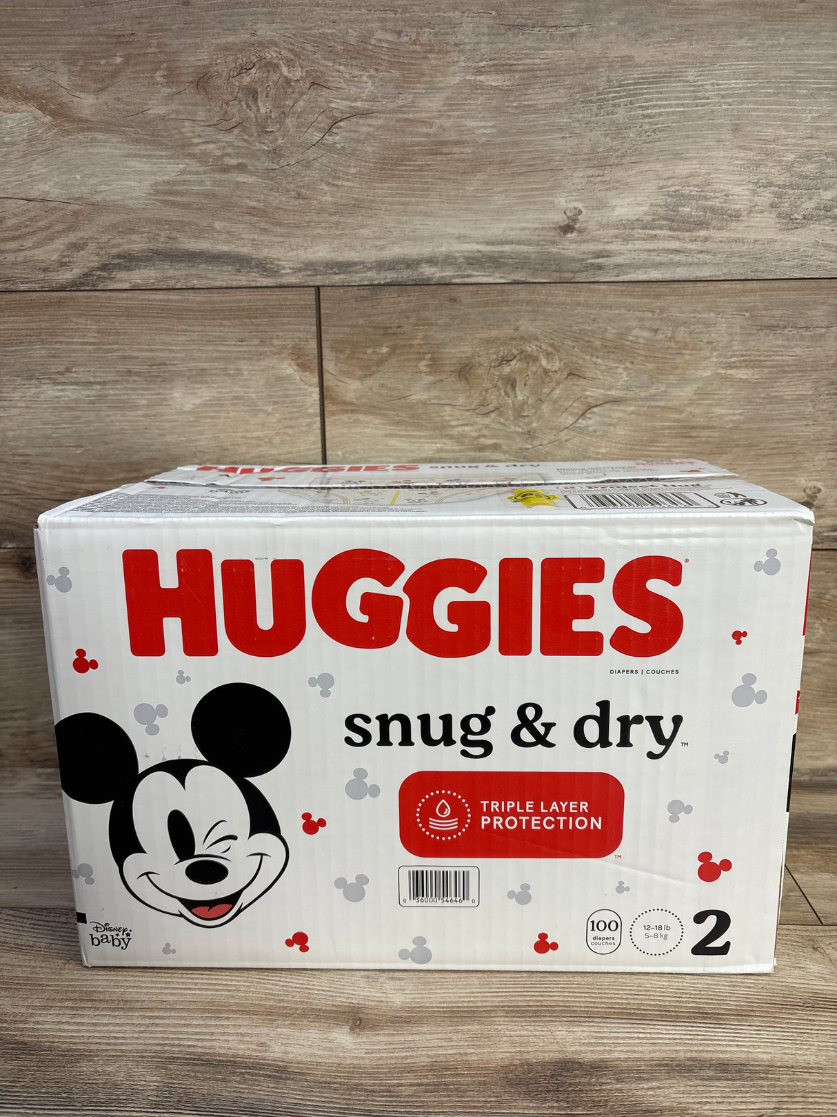 NEW Huggies Snug Dry Diapers Size 2 100ct