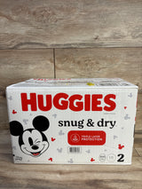 NEW Huggies Snug Dry Diapers Size 2 100ct