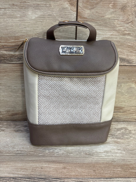 Itzy Ritzy Chill Like a Boss Stroller Bottle Bag Cooler in Vanilla Latte - Me n Mommy To Be
