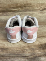 Lacoste Twin Serve Sneakers Pink and White sz 6c