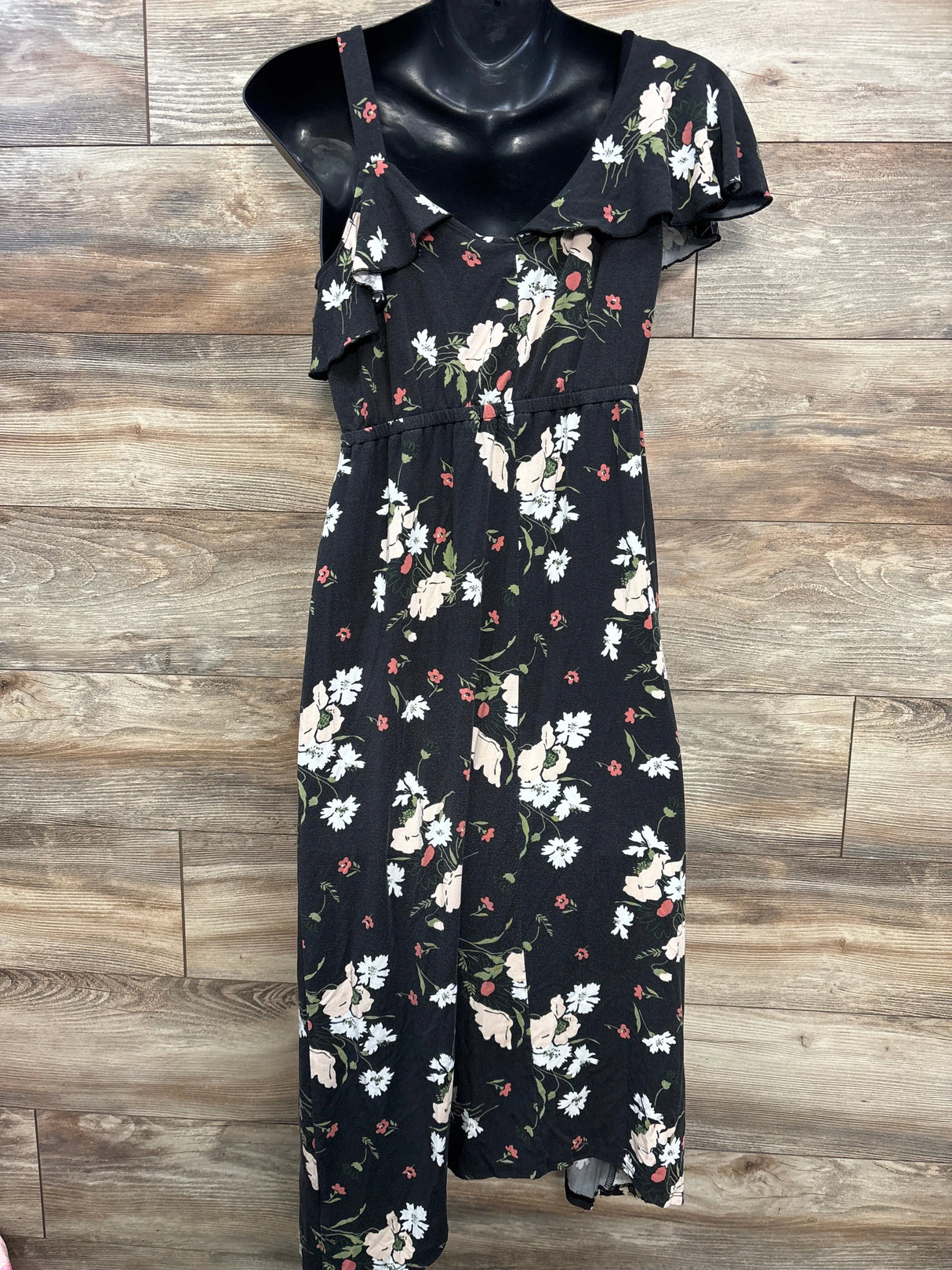 Ingrid & Isabel Floral Dress Black sz Medium - Me n Mommy To Be