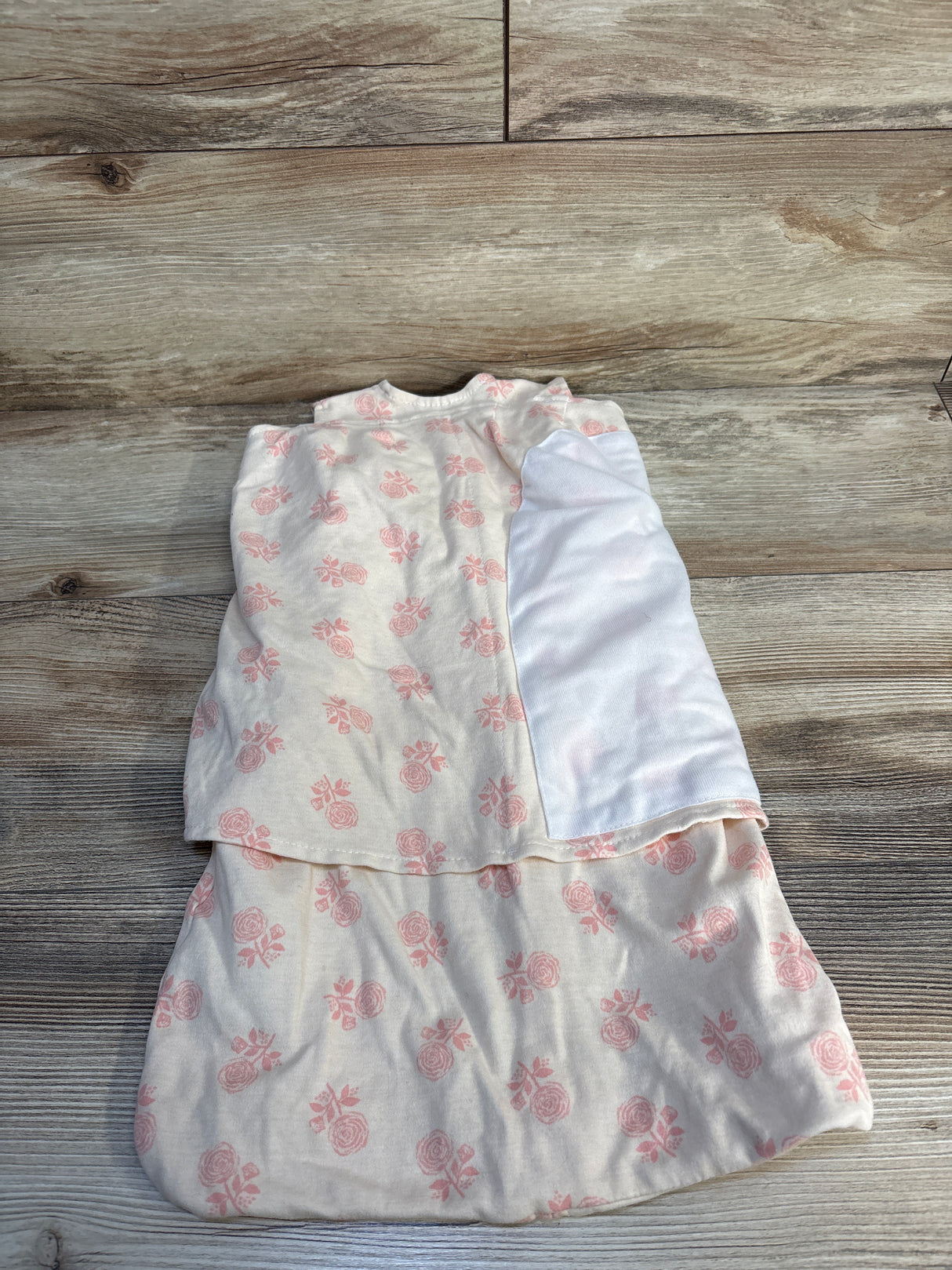 Halo Sleepsack Swaddle Watercolor Rose Cream sz 0-3m