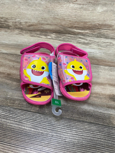 NEW Pinkfong Baby Shark Water Sandals Pink sz 10c - Me 'n Mommy To Be