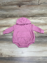 Old Navy Thermal-Knit Hooded Romper Pink sz 0-3m