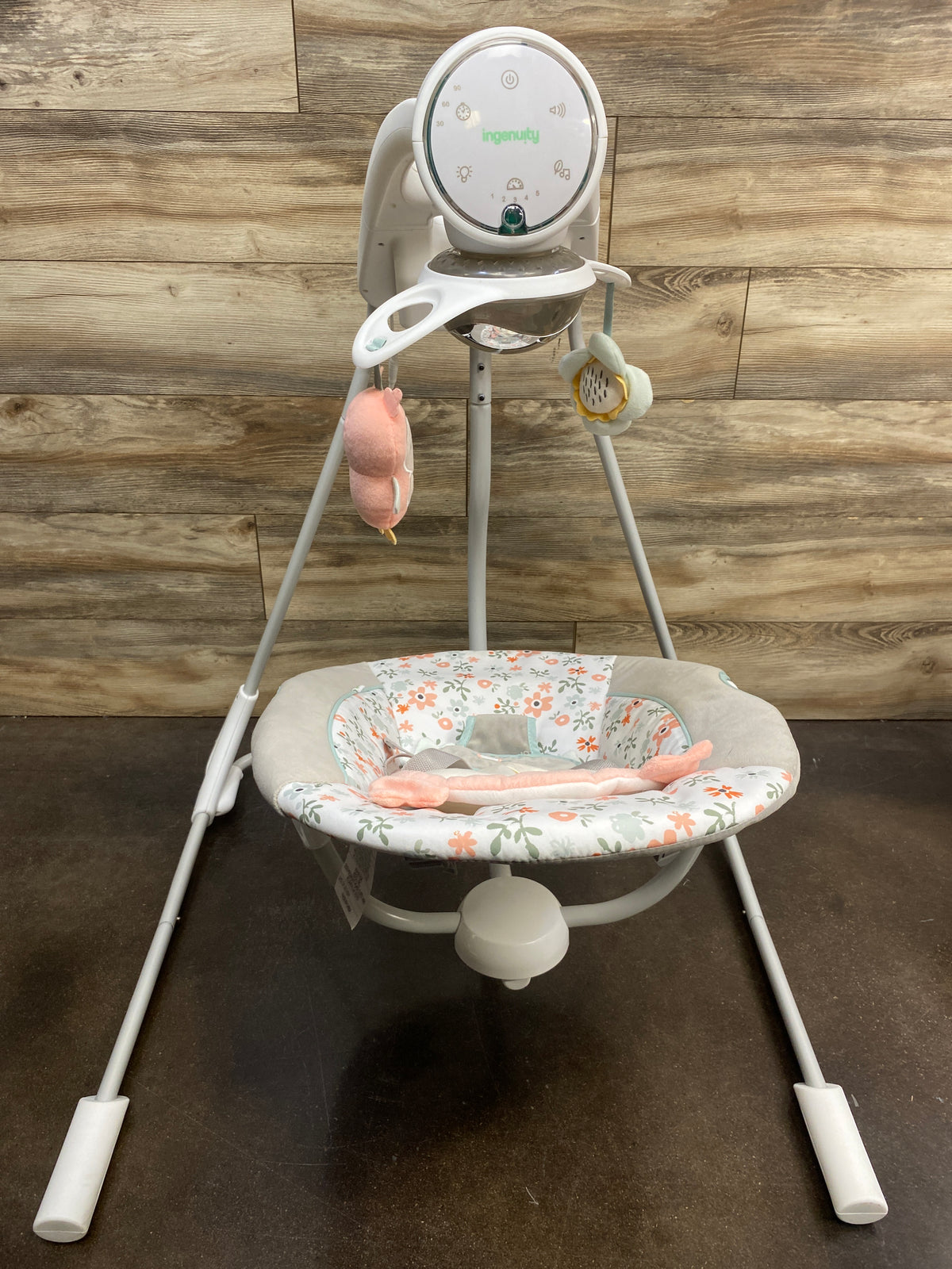 Ingenuity InLighten Soothing Swing - Nally the Owl