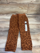 NEW Okie Dokie Leopard Print Joggers Brown sz 4T