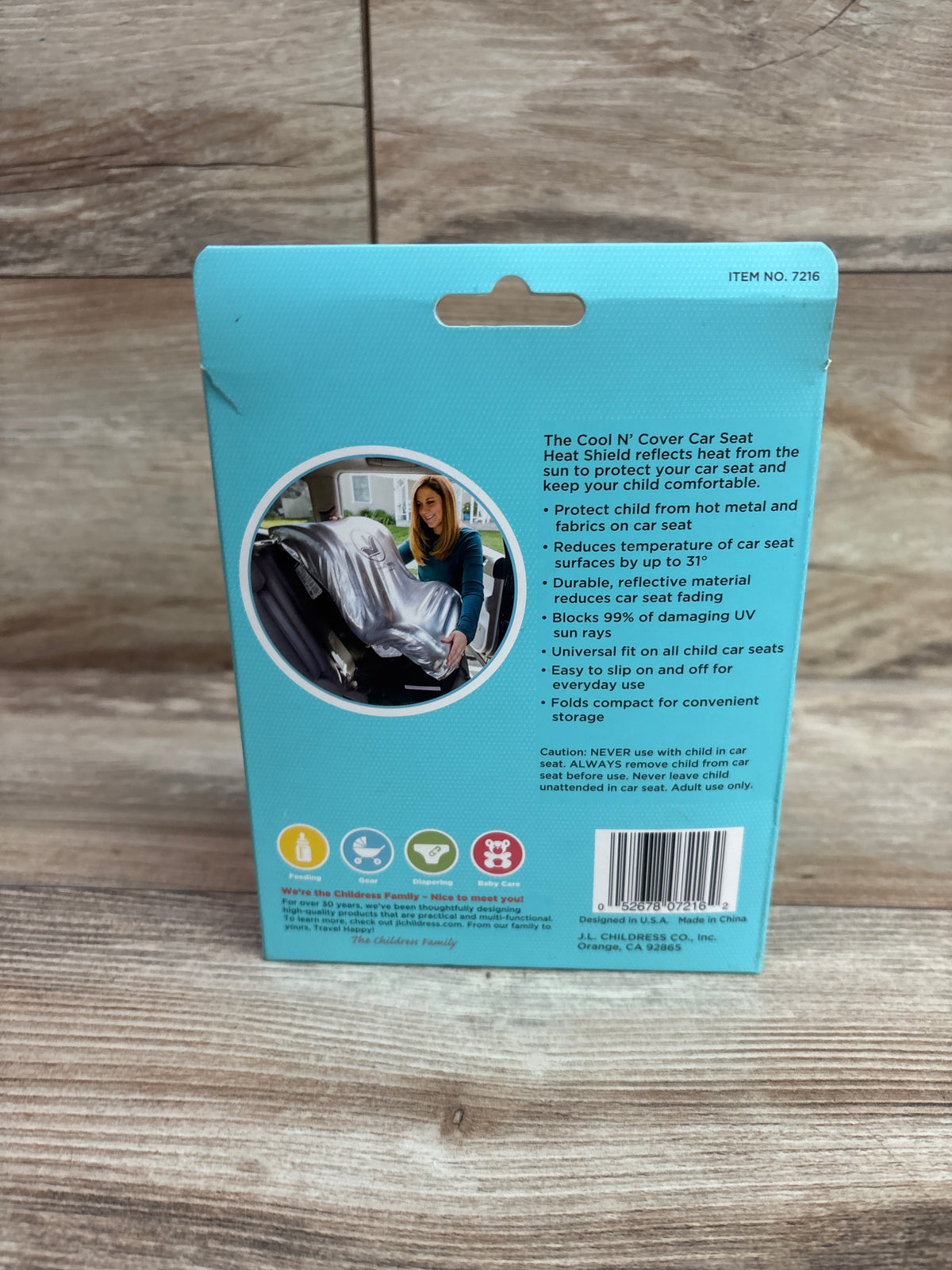 NEW J.L. Childress Cool N Cover Baby Car Seat Heat Shield