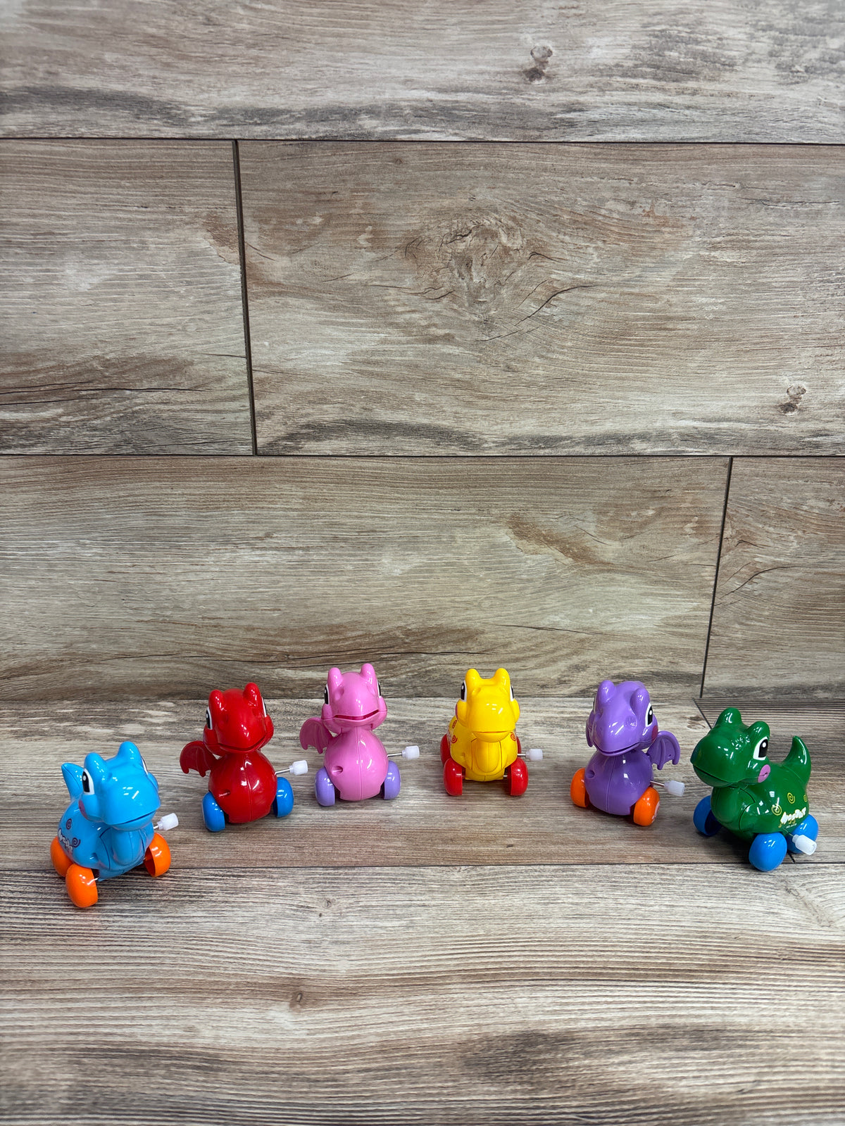 Beestech Dino-World Wind-Up Dinosaur Toys 6pk