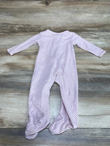 Carter's Polka Dot Sleeper Pink sz 9m