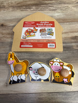 Melissa & Doug Barnyard Animals Jumbo Knob Puzzle - 3pc