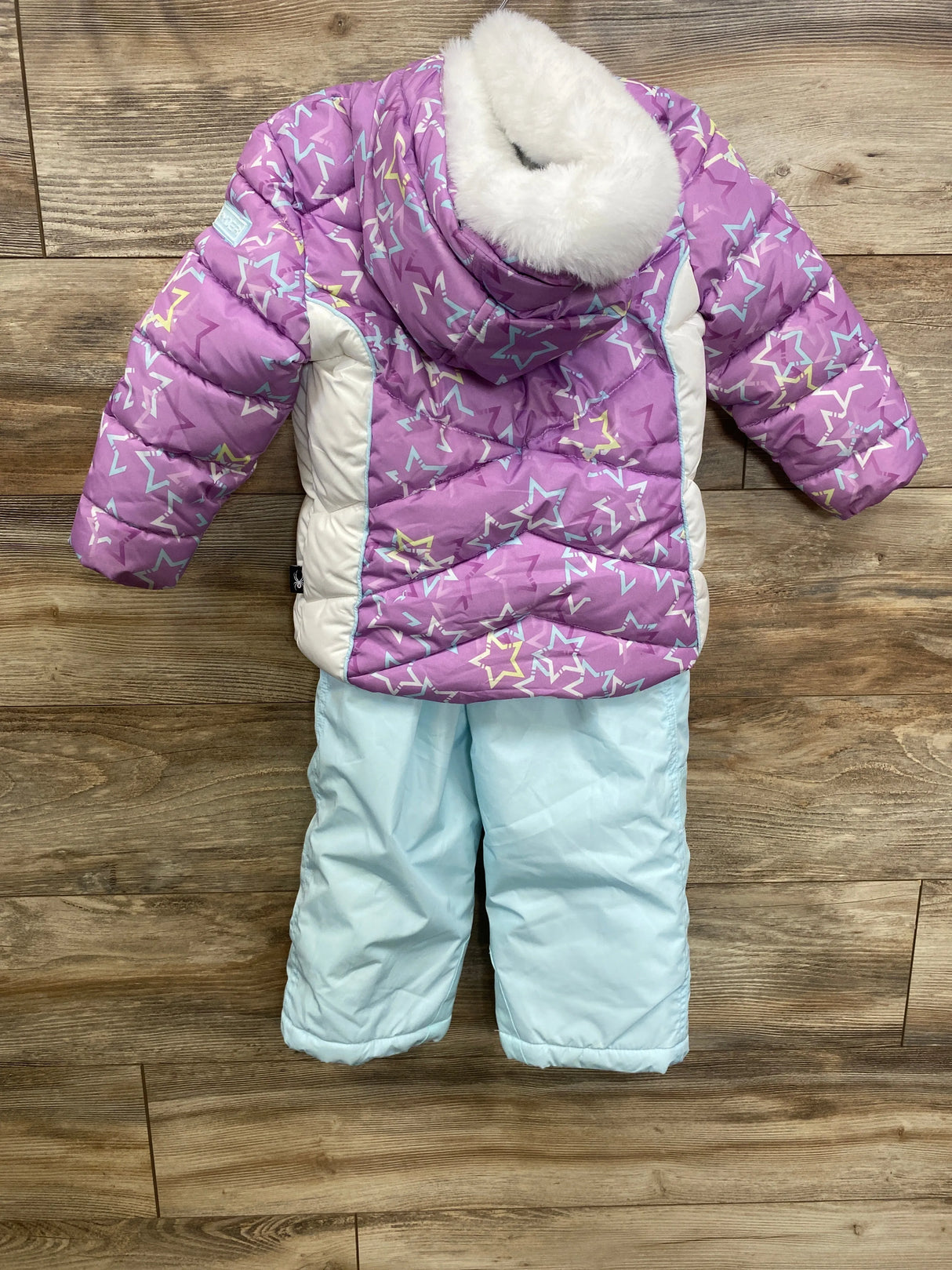 Spyder 2pc Snow Bibs & Coat Set Lilac sz 3T