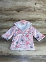Bunny Hooded Robe Pink sz 0-9m - Me n Mommy To Be