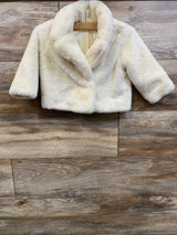Cat & Jack Faux-Fur Collared Jacket Cream sz 12m