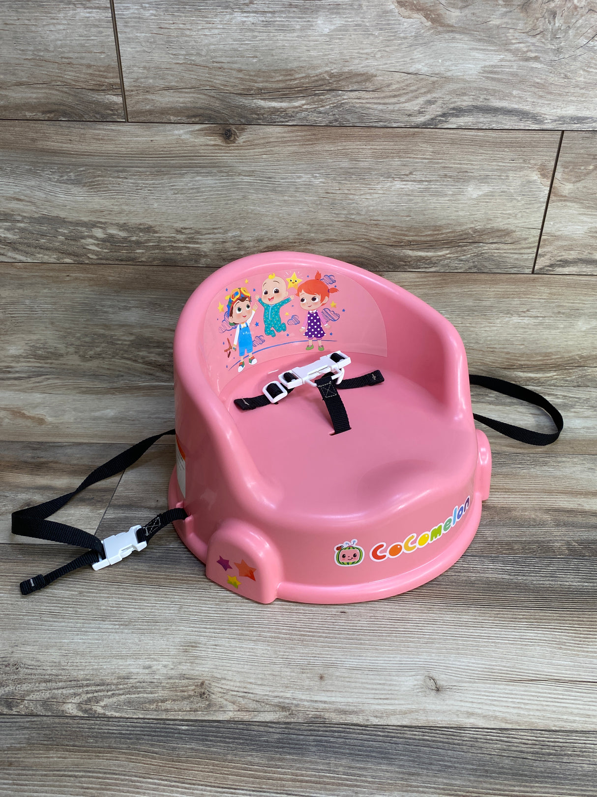 Cocomelon 15" Children's Table Chair and Floor Seat, Pink