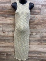 Old Navy Maternity Sleeveless Rib-Knit Dress Yellow sz XS
