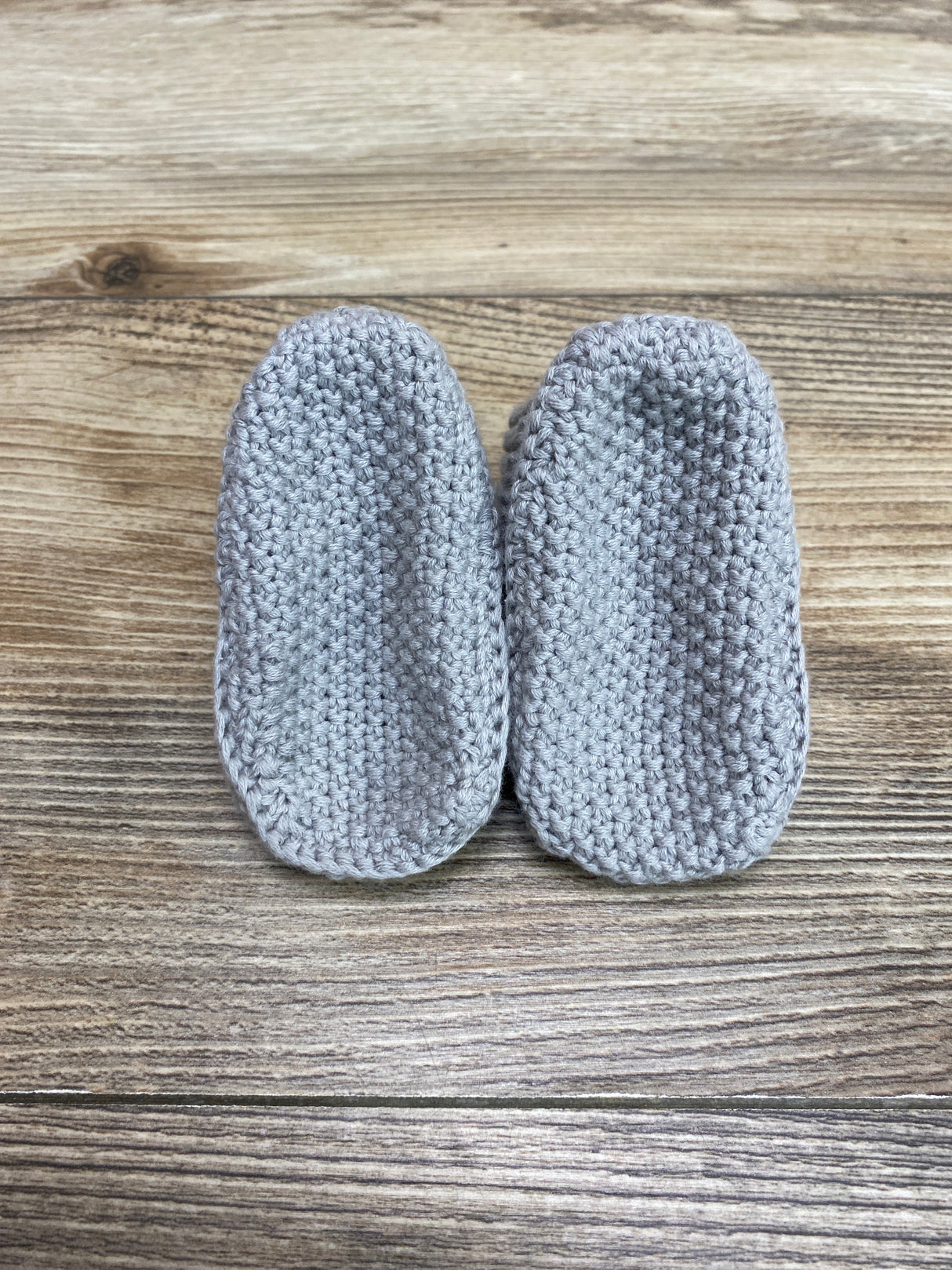 NWoT Carter's Just One You Knitted Bear Slippers - Gray Sz NB