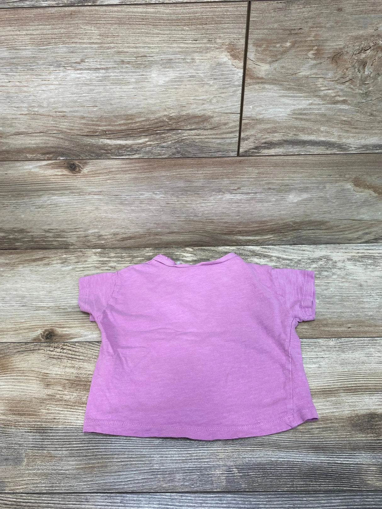 Zara Solid Pocket Shirt Pink sz 6-9m