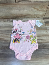 NEW Disney Baby Minnie Mouse Bodysuit Pink sz 12m