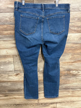 Old Navy Distressed Side Panel Jeans Blue sz Large