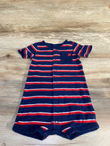 Simple Joys Striped Shortie Romper Navy sz 6-9m - Me n Mommy To Be