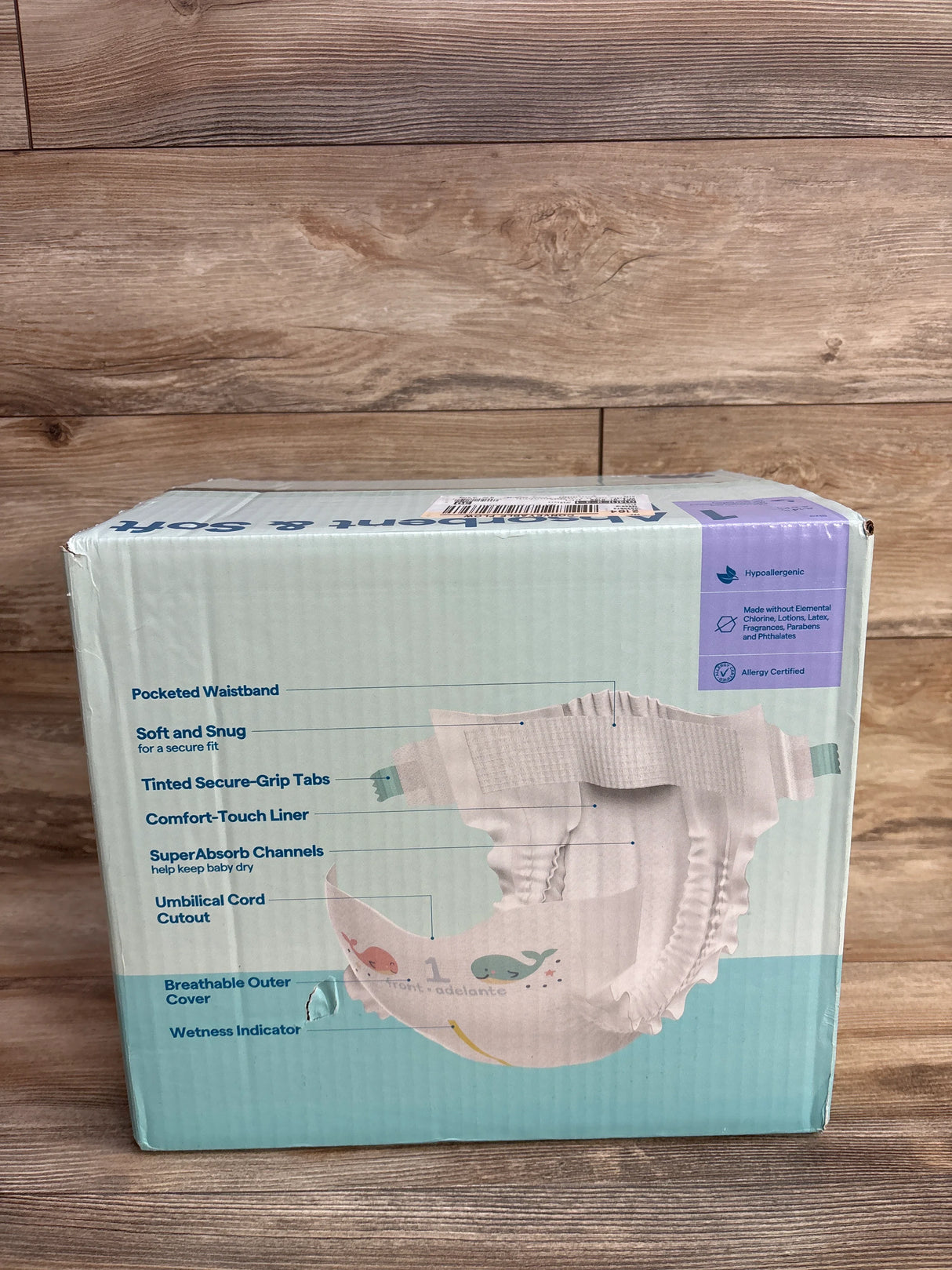 NEW Up&Up Absorbent & Soft Diapers 168ct. Size 1