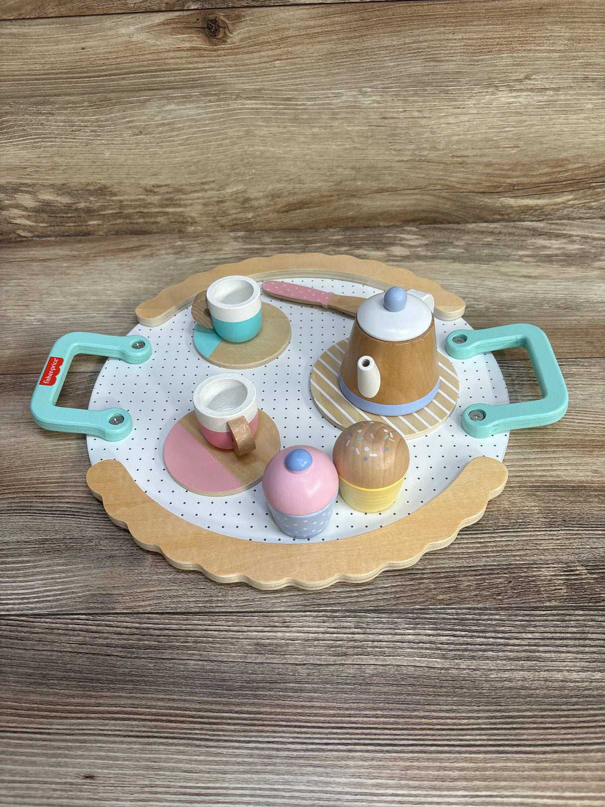Fisher Price 11pc Wooden Tea Toy Set