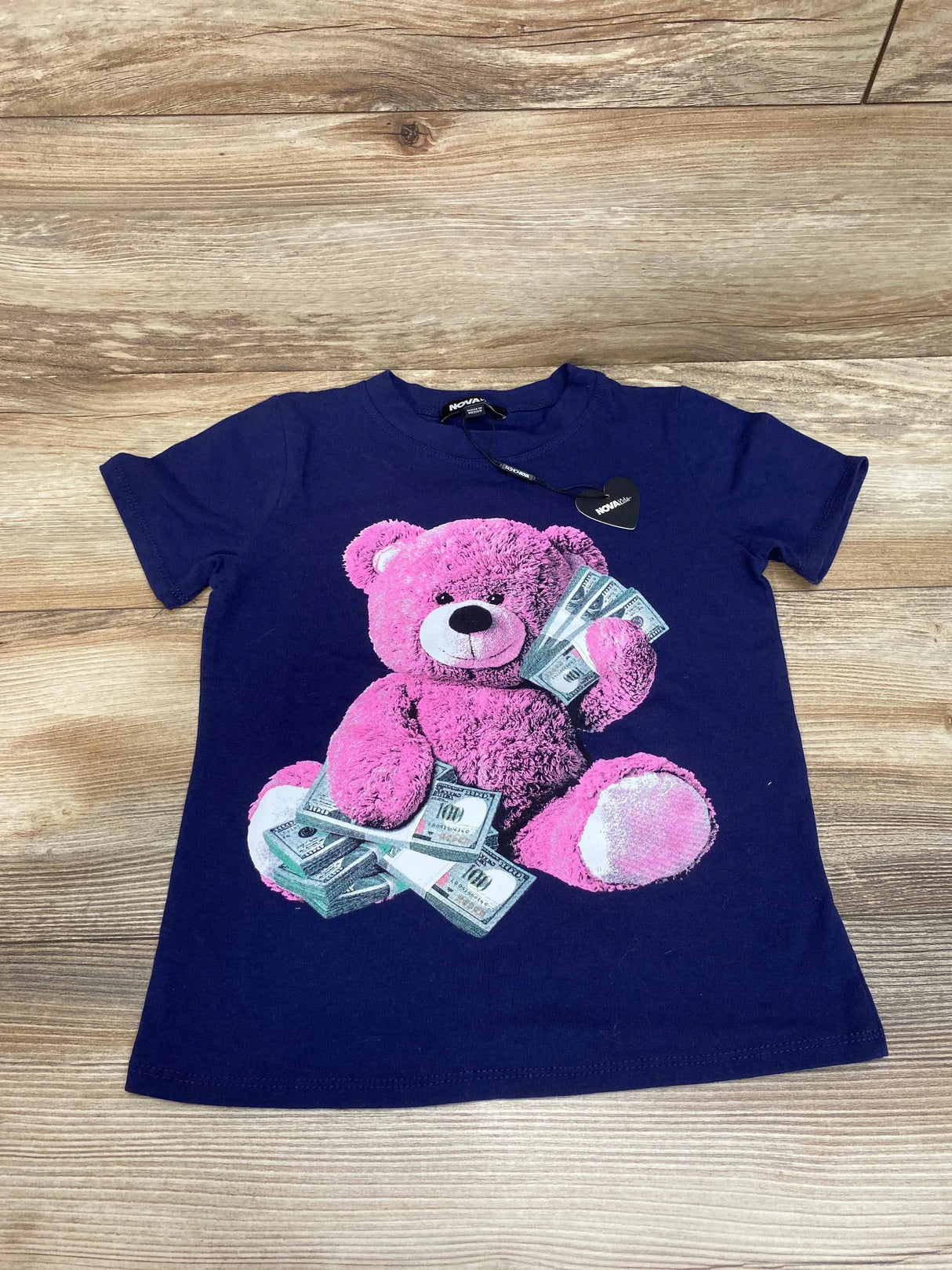 NEW Nova Kids Mini Money Bear T-Shirt sz 5