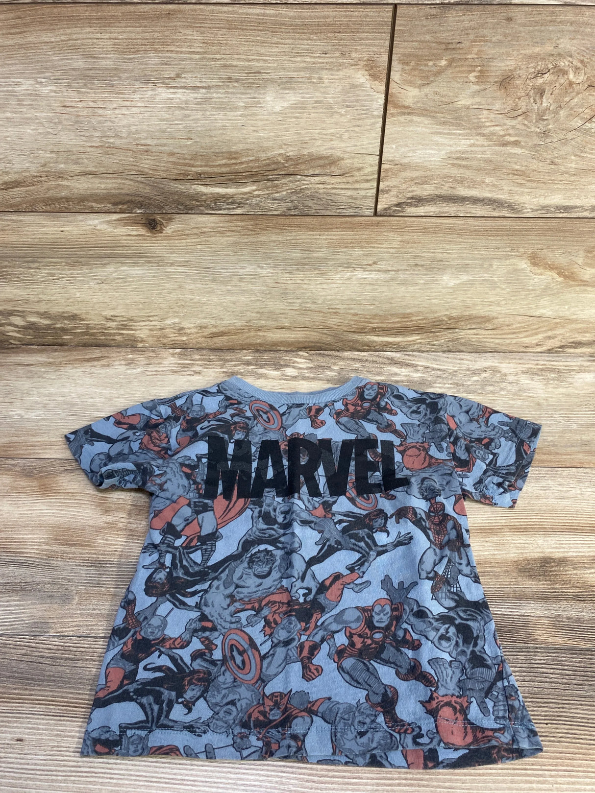 Marvel Superhero Shirt Blue sz 4/5T
