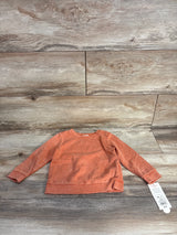 NEW Cat & Jack Sweatshirt Orange sz 12m