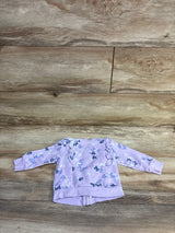 Children's Place Butterfly Zip Jacket Purple sz 6-9m