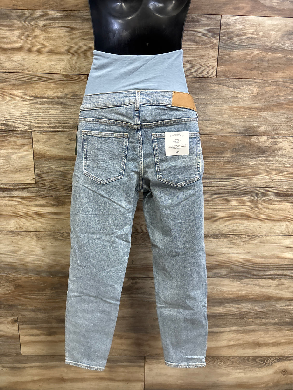 NEW H&M Mama Maternity Slim High Rise Jeans Blue sz Small