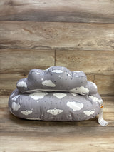 Pillani Nursing Pillow with Waist Strap, Grey