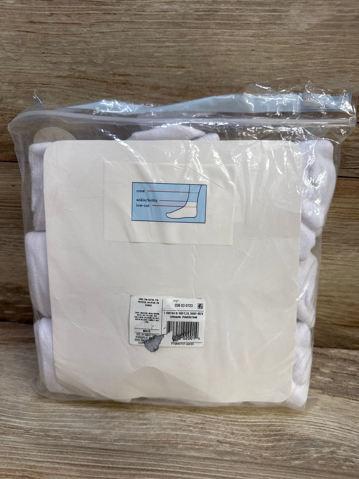 NEW Cat & Jack Bobby Socks 10pk White sz M/9c-2.5Y