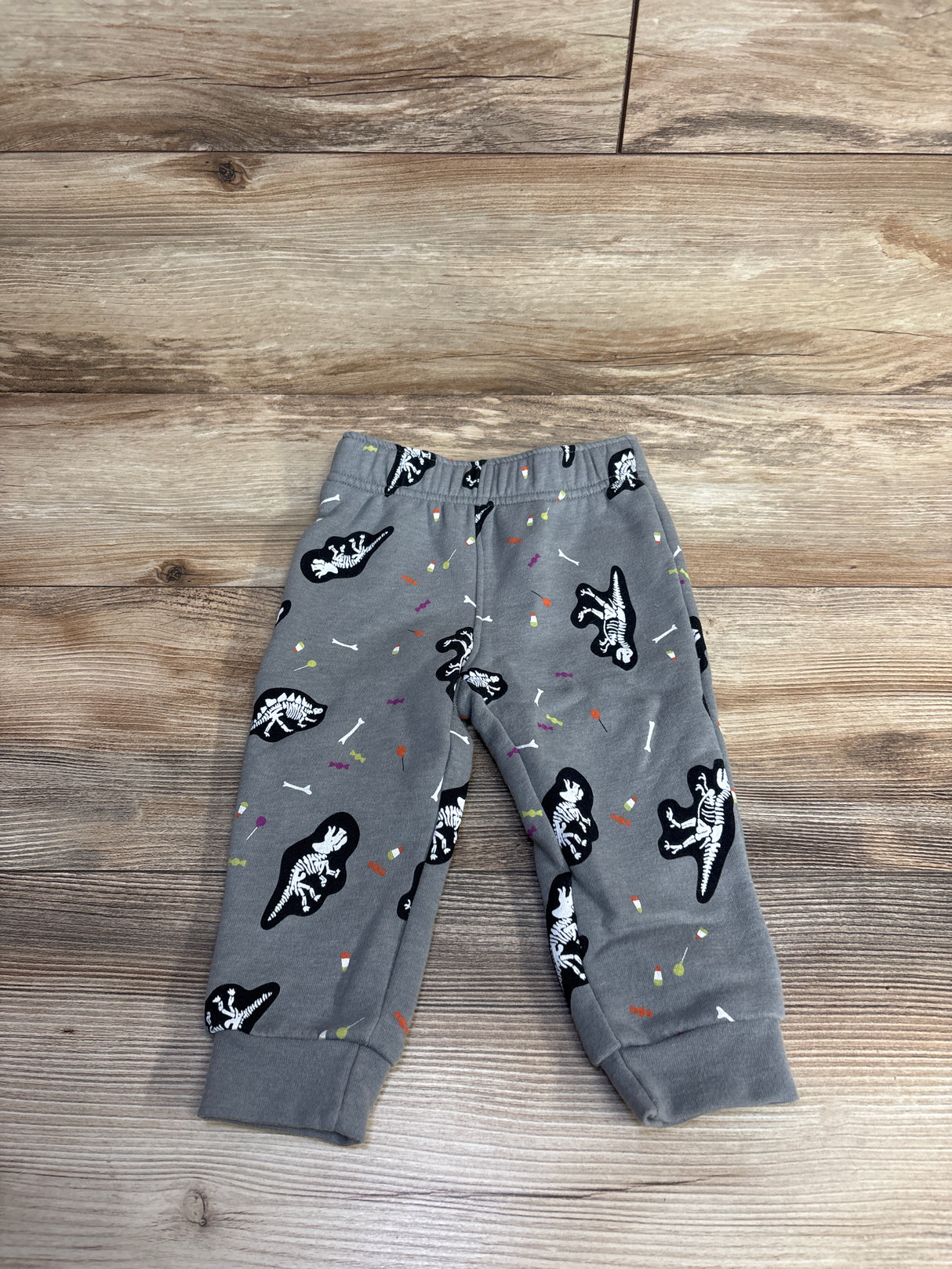 Cat & Jack Dinosaur Candy Print Joggers Grey sz 18m