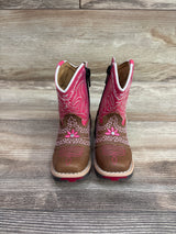 Chaparral Embroidered Cowgirl Boots Pink sz 6c