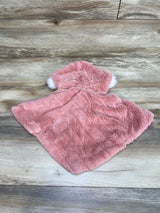 Little Lass Hooded Poncho Pink sz 12m