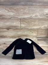 NEW Miles Baby Basic Long Sleeve Shirt Black sz 2T