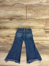 Yumi Girls Denim Frayed Jeans Blue sz 3T