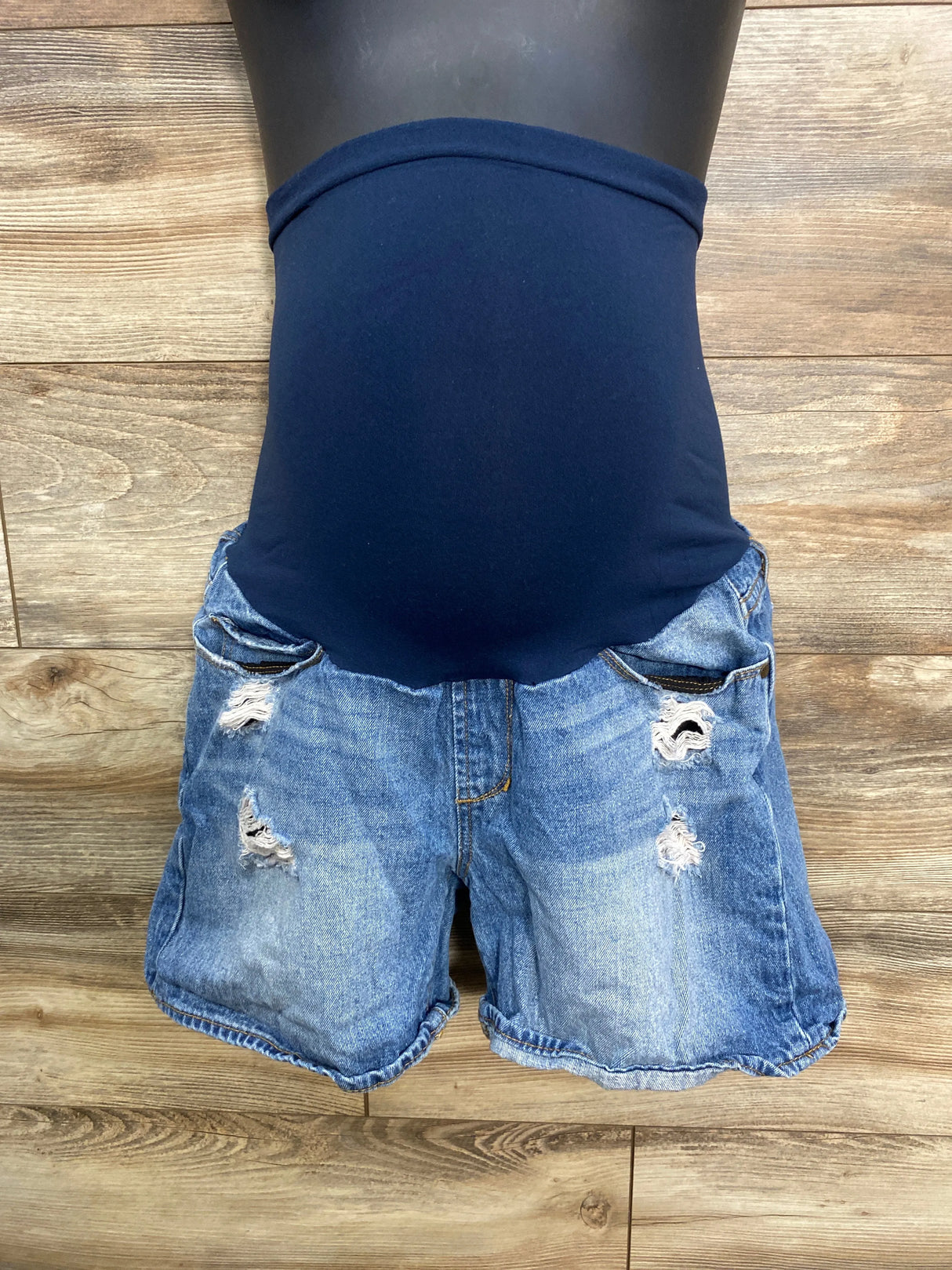 Articles of Society Full Panel Denim Shorts Blue sz Medium