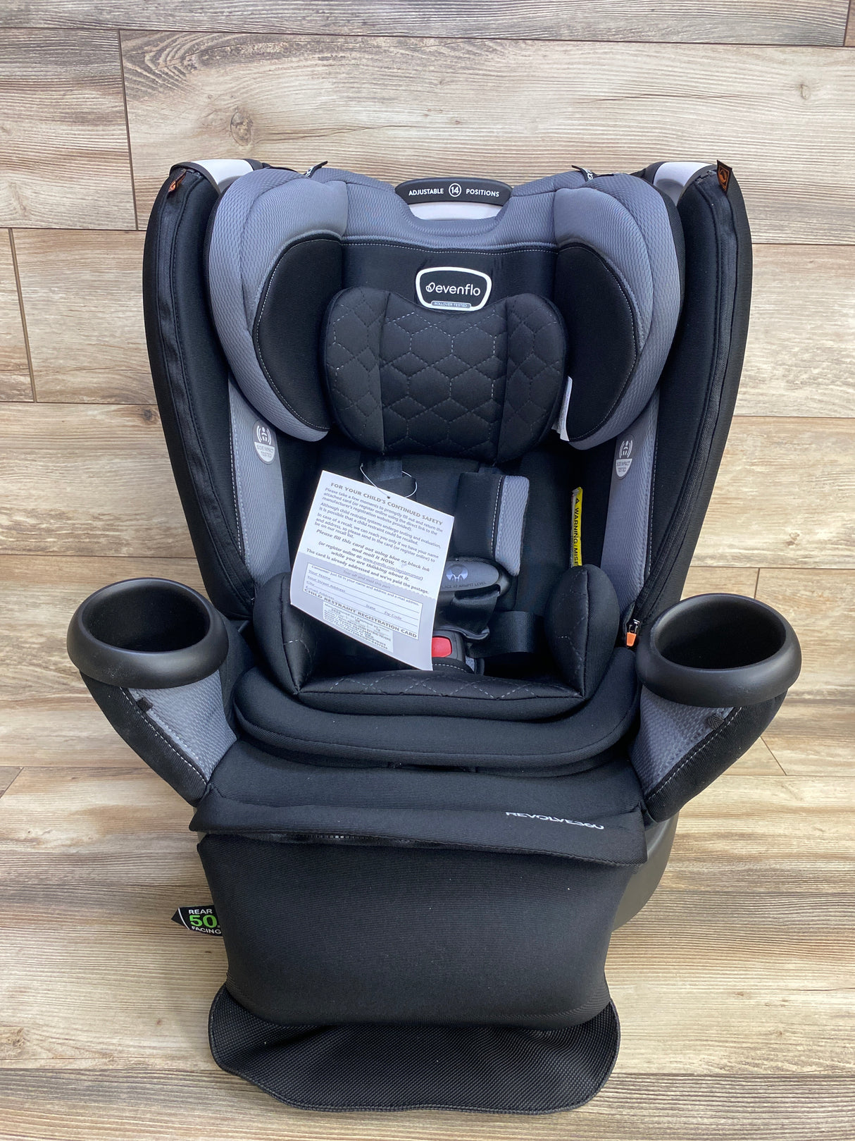 NEW Evenflo Revolve 360 Extend All-in-One Rotating Convertible Car Seat in Revere 4-120lbs