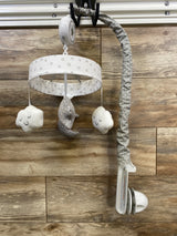 Cloud Island Floating Cloud Musical & White Noise Crib Mobile, Grey