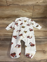 Child of Mine Waffle Knit Sleeper White sz 3-6m